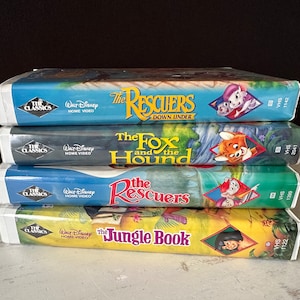 WALT DISNEY Home Video VHS Tapes. All Are Black Diamond Classics – 1990s