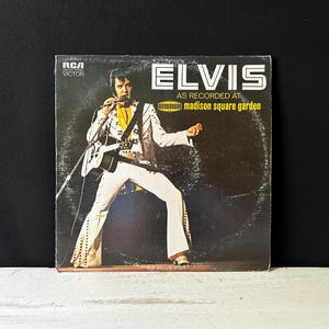 Vintage Vinyl 1972 ELVIS PRESLEY As Recorded at Madison Square Garden”