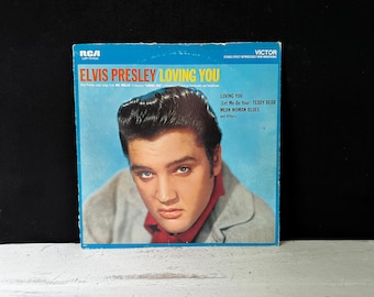 Vintage 1957 Elvis Presley "Loving You" Vinyl Album - RCA Victor