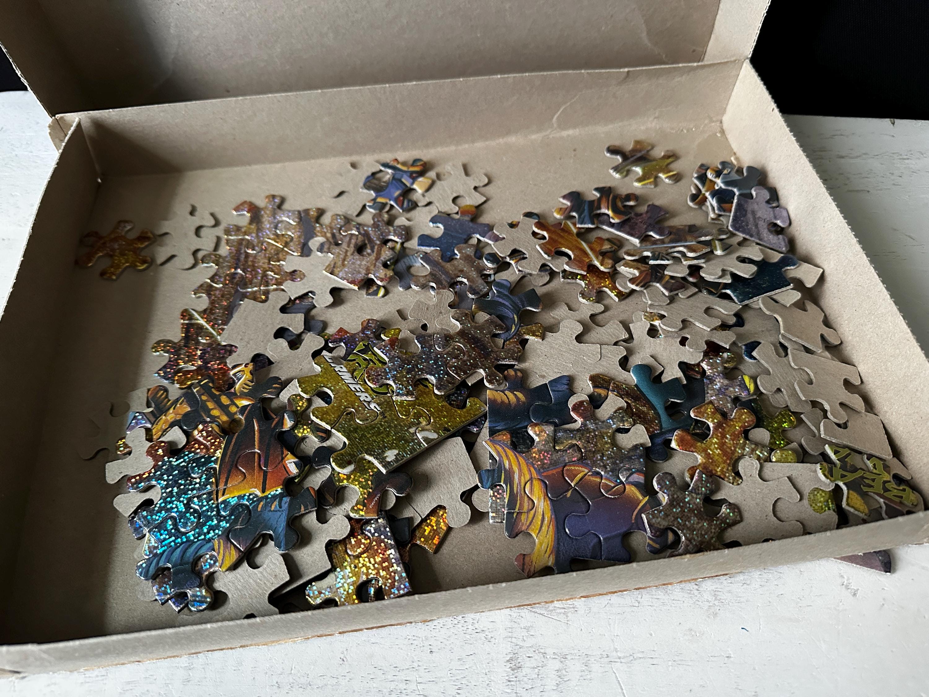 1996 TRANSFORMERS “beast Wars” Holographic Jigsaw Puzzle