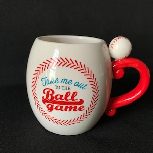 BASEBALL &quot;Take Me Out To The Ball Game&quot; CERAMIC MUG