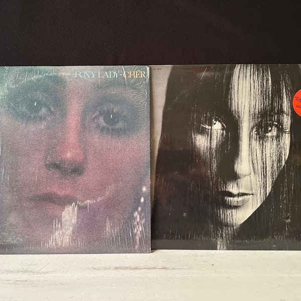 1970er Jahre Vintage Cher Alben ""CHER"" und ""FOXY LADY"" - Separat erhältlich"""