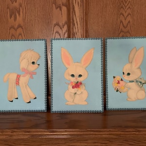 Three Adorable Homemade Wall Plaques For Decorating Baby’s Nursery