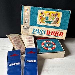 CONTRASEÑA… Juego de palabras antiguo de Milton Bradley Company 1962 Vol. Cuatro