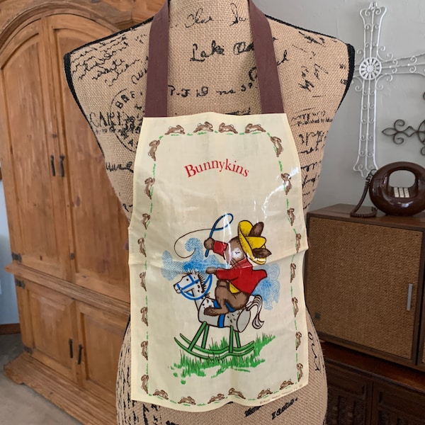 Vintage "Bunnykins" Child’s Apron From ROYAL DOULTON