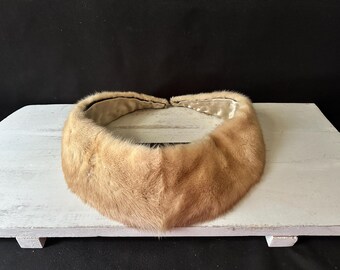 Vintage1950s Genuine Mink Fur Coat Collar (Collar Only)