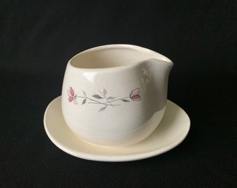 FRANCISCAN  ‘Duet Rose’ Pattern Gravy Boat