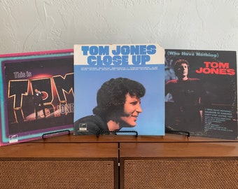 TOM JONES Vintage Record Albums 1969-1970-1972 Sold Separately