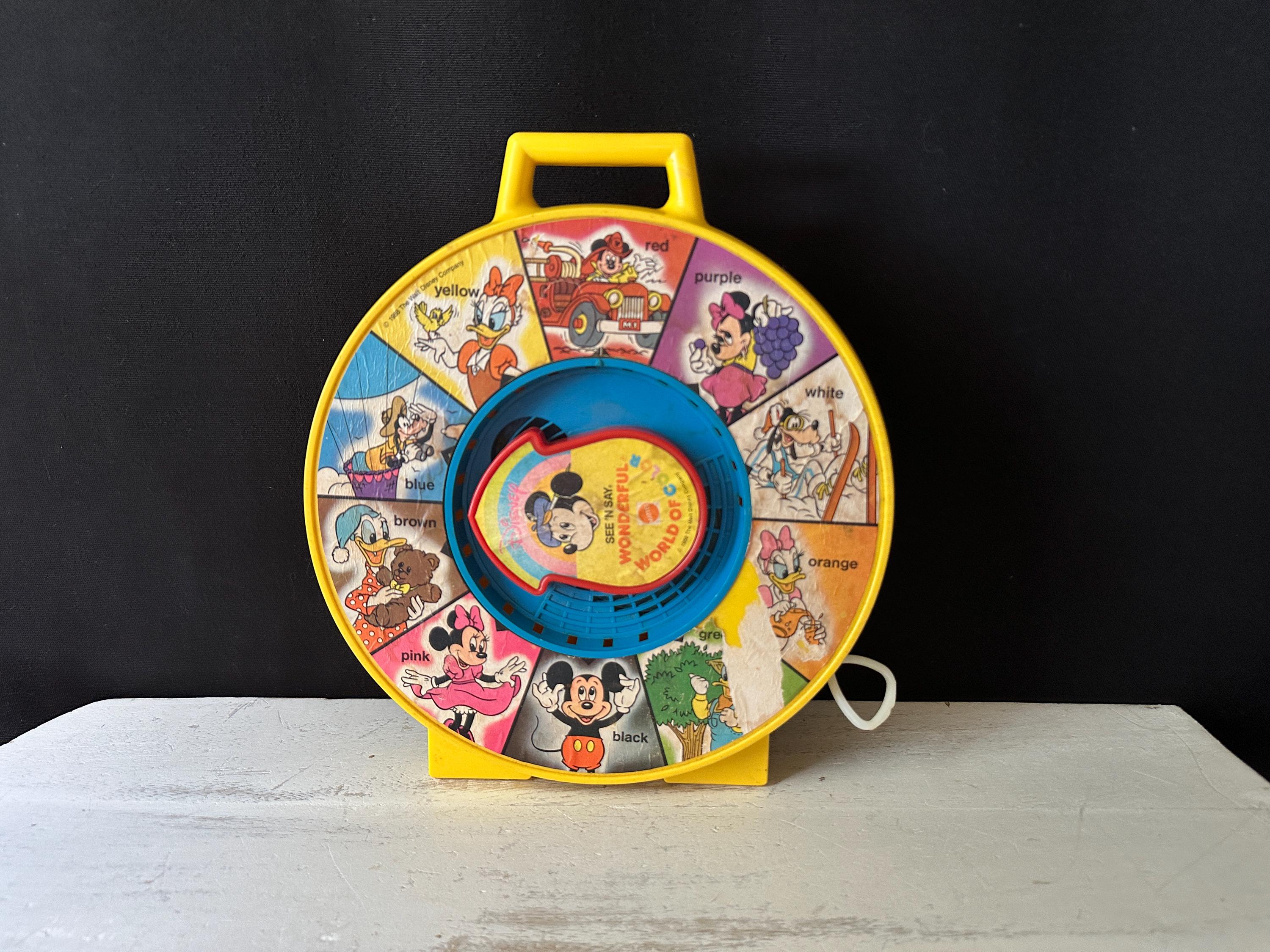 1988 Mattel Disney See 'N Say “wonderful World of Color
