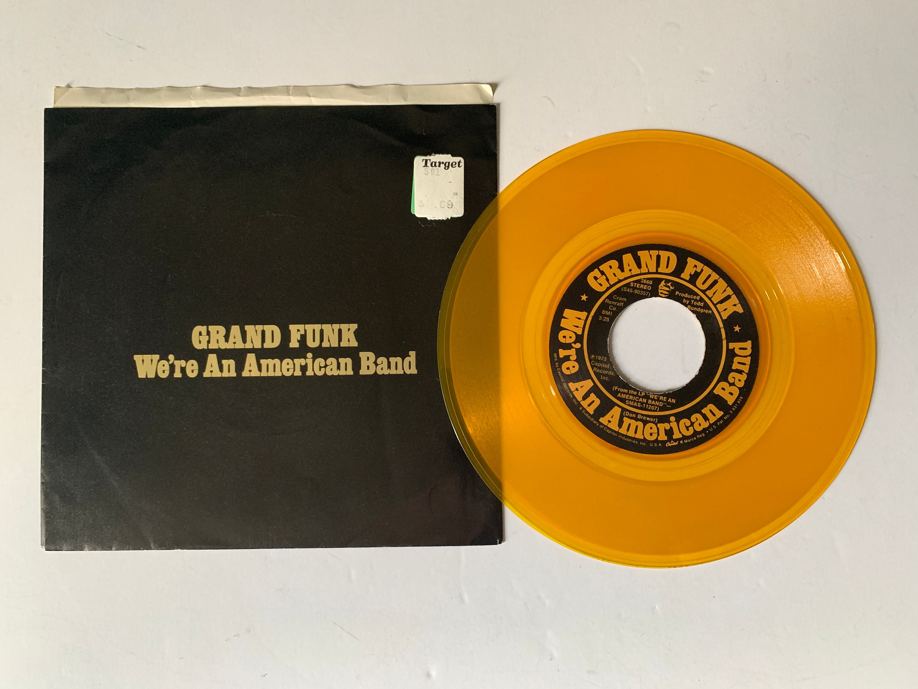 1973 Grand Funk 45 Rpm We'Re An AMERICAN BAND - Etsy