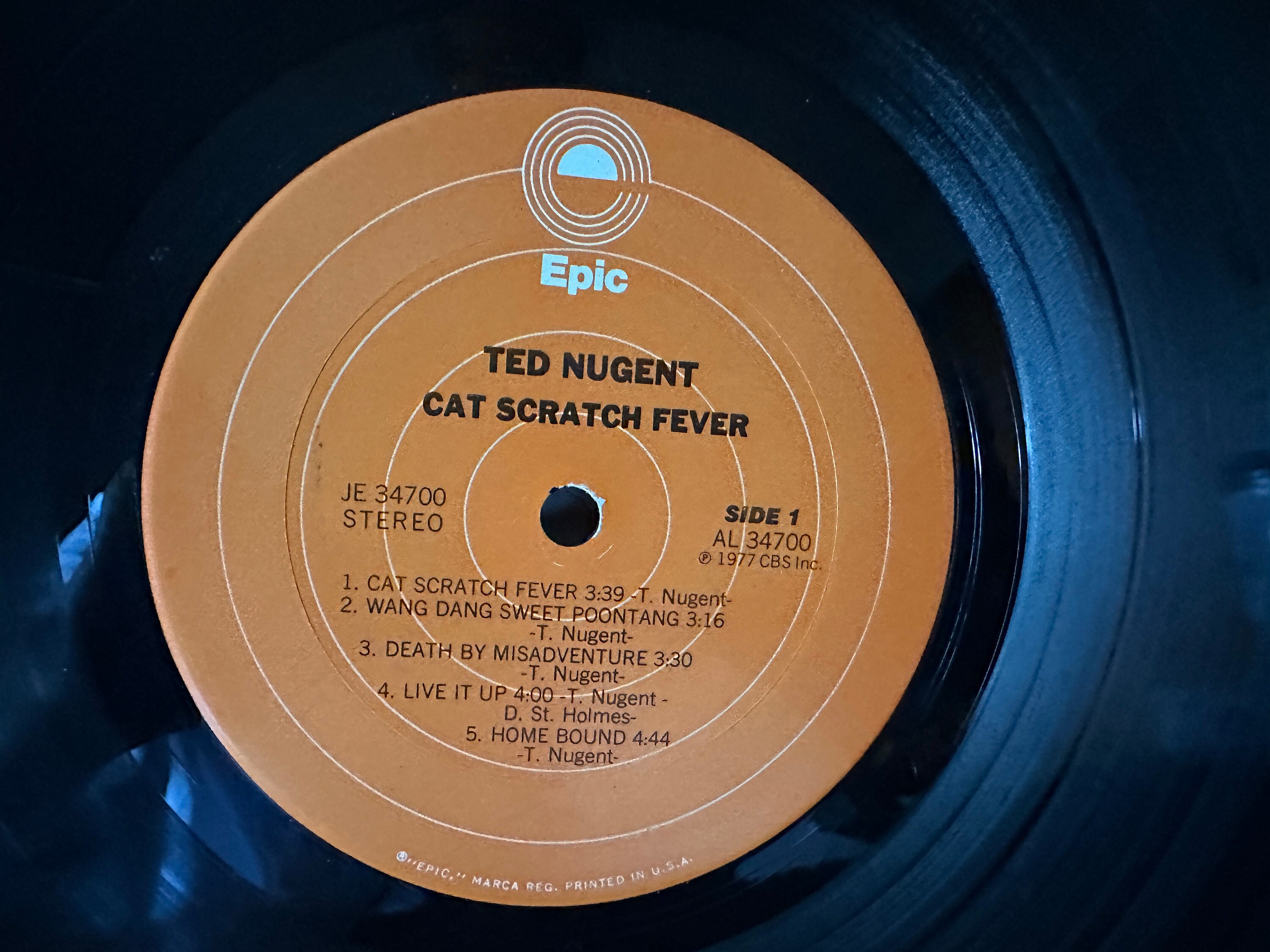 Third Studio Album by TED NUGENT - “cat Scratch Fever” - Etsy