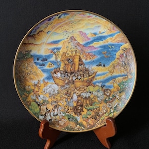 1991 FRANKLIN MINT Collector’s Plate By Bill Bell &quot;Two by Two&quot; Heirloom Recommendation Limited Edition
