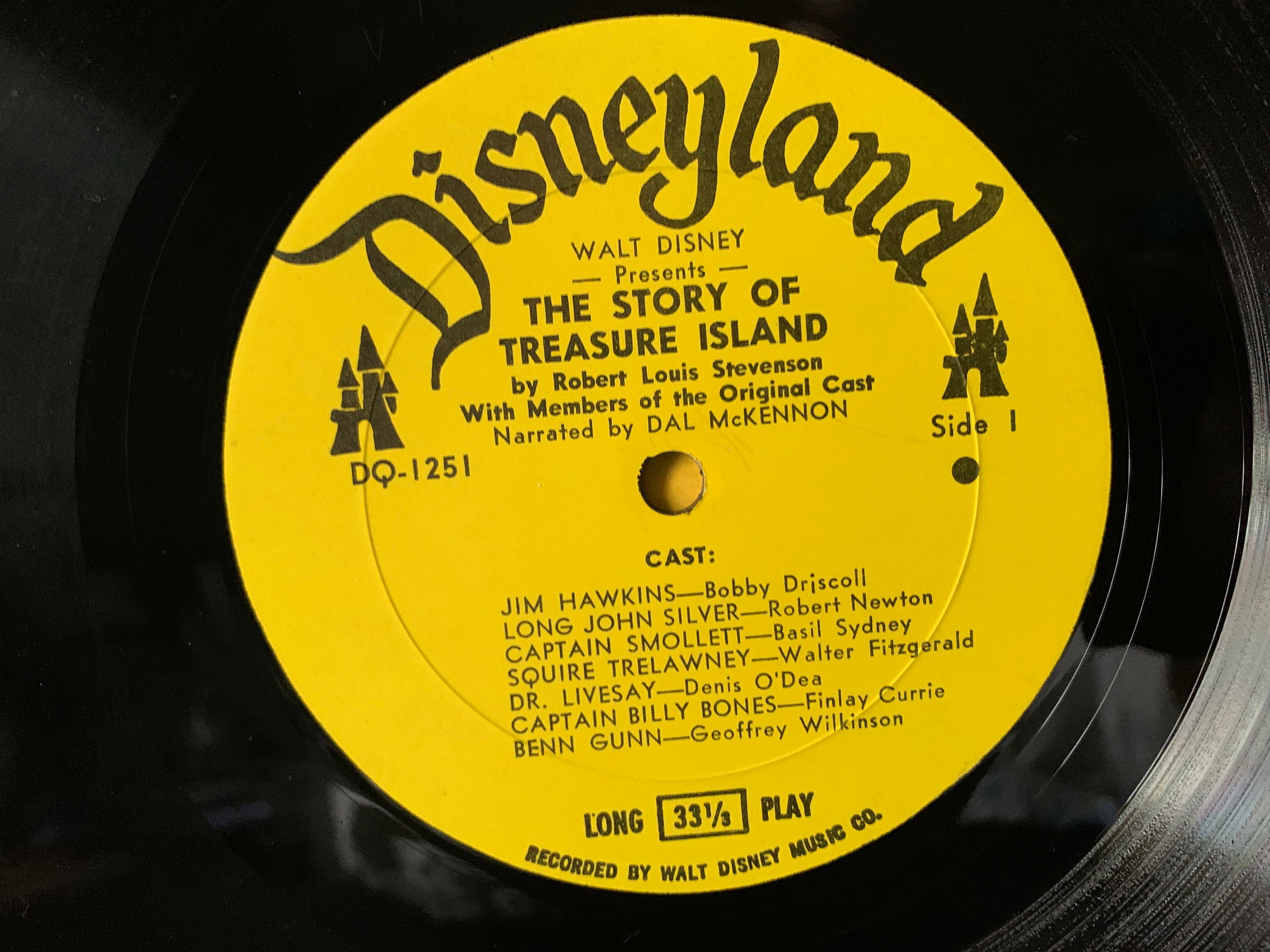 Walt Disney's 1964 Vintage Child's LP “TREASURE ISLAND” - Etsy