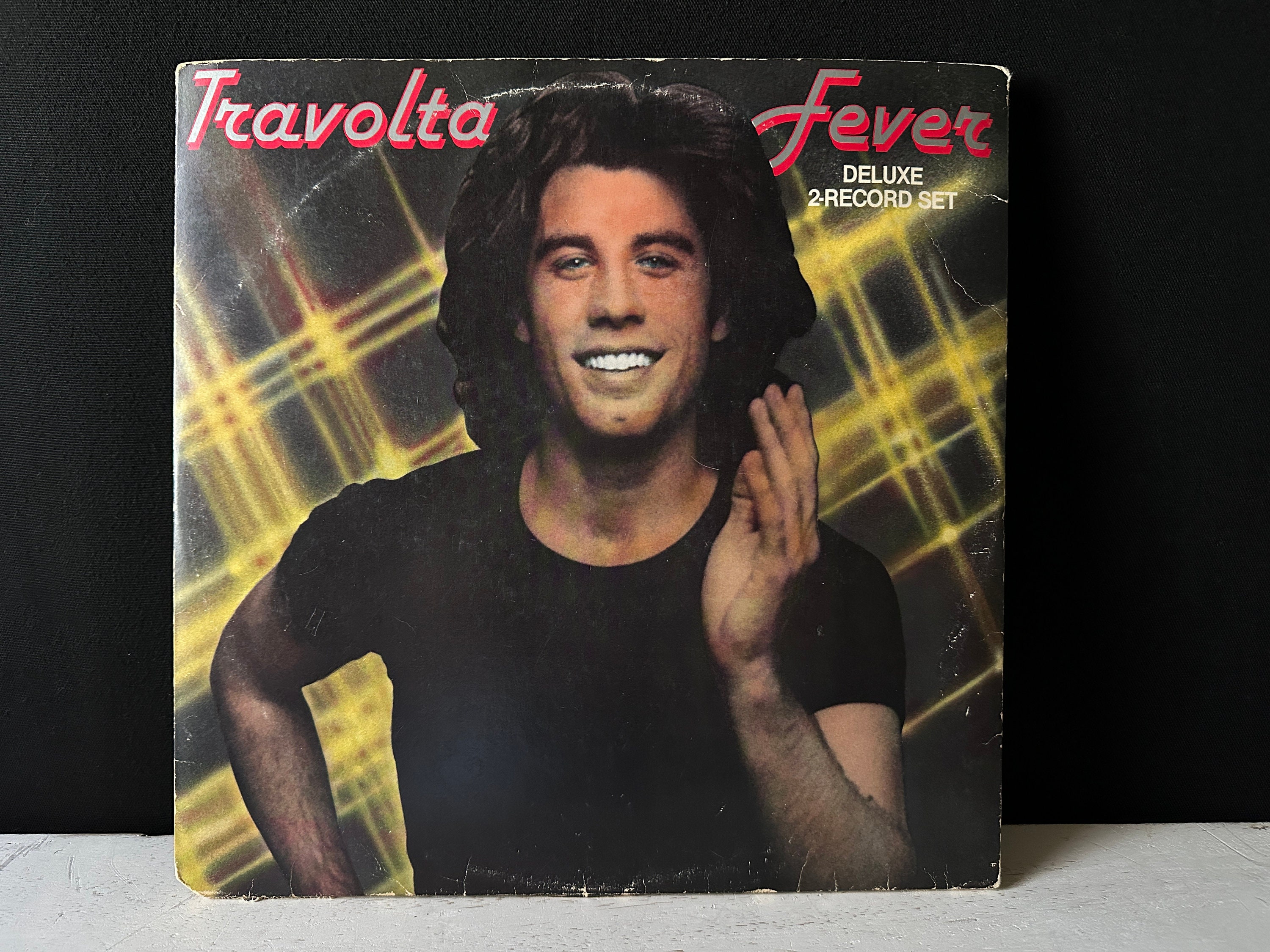 1978 John Travolta "Travolta Fever" Vinyl Record Set - Gatefold Cover
