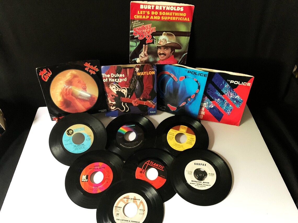 Classic Rock 45 Rpm Vinyl Records 1960s-1980s - Sold Separately - Etsy