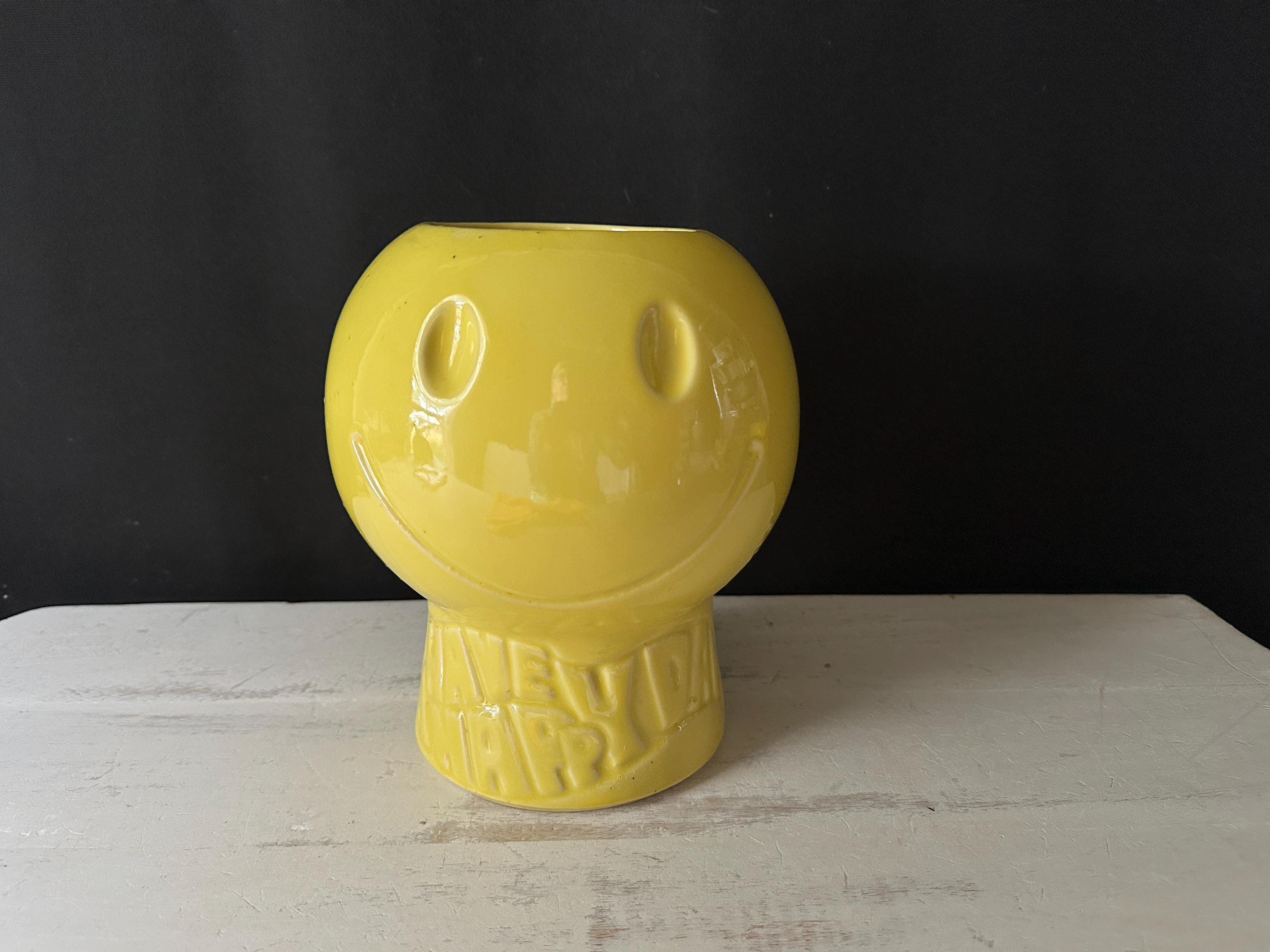 Mccoy Smiley Face Cookie Jar - Etsy