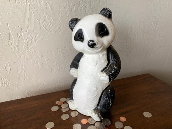 1972 EMPIRE PLASTICS 12 Panda Bear Coin Bank - Etsy