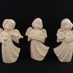 Ceramic Heavenly Angels Playing Musical Instruments