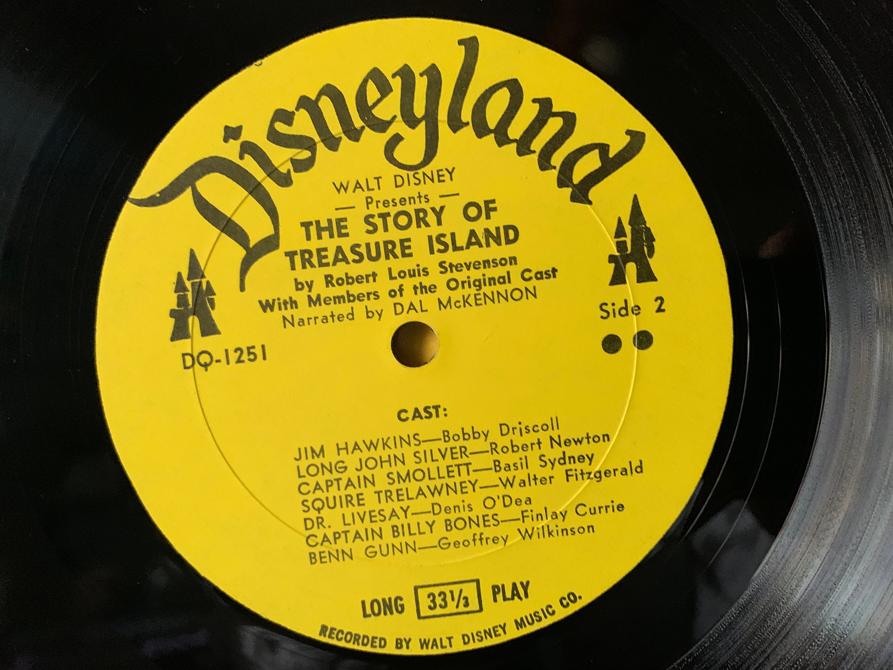 Walt Disney's 1964 Vintage Child's LP “TREASURE ISLAND” - Etsy