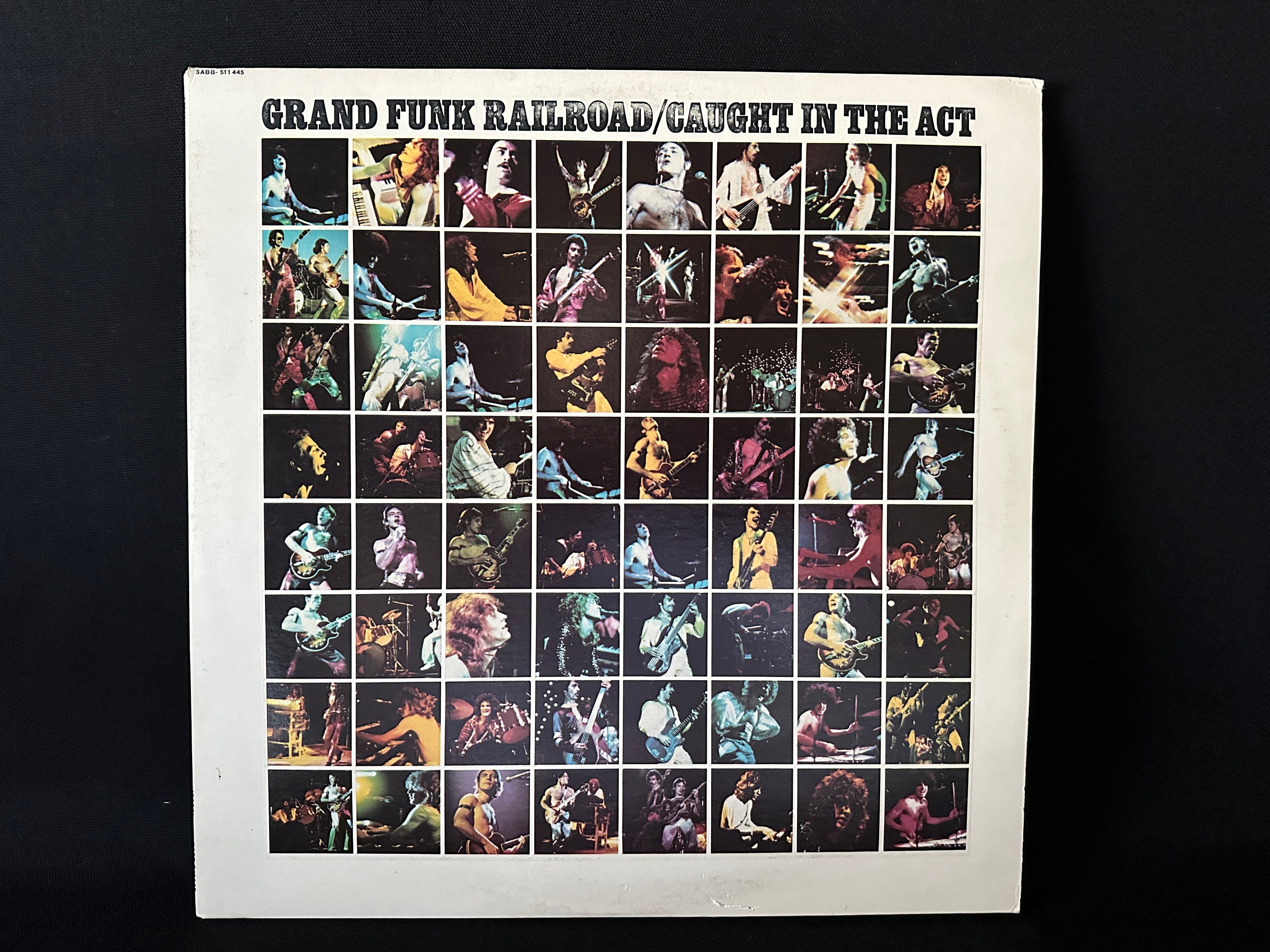 GRAND FUNK RAILROAD “caught in the Act” 1975 Vintage Double