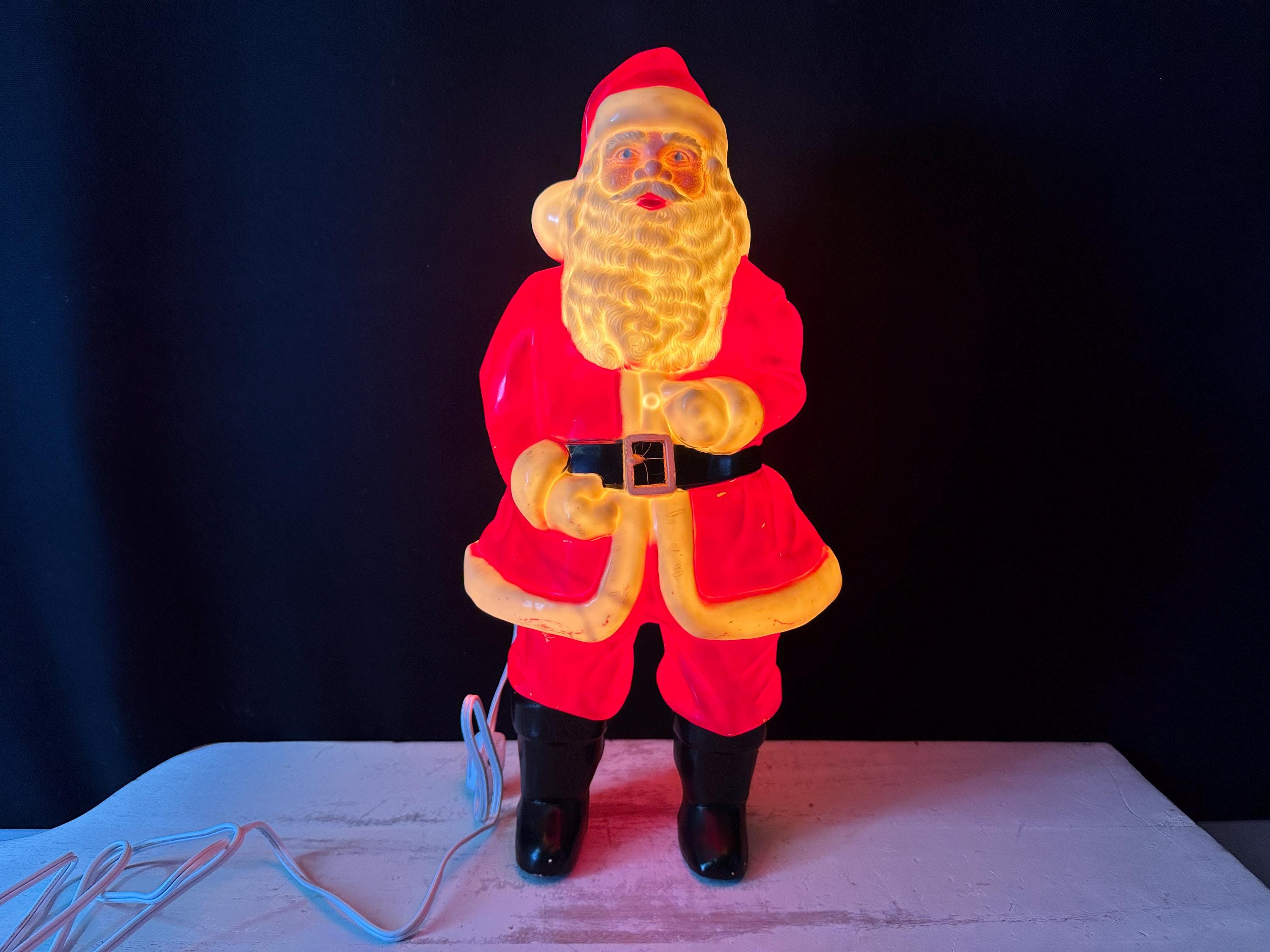 Vintage Light up Santa - Etsy - Page 2