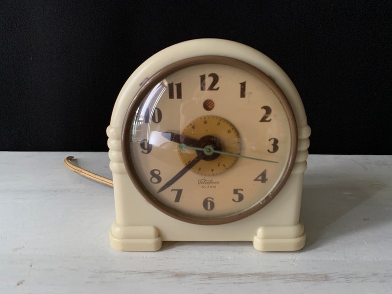 194445 Telechron Electric Alarm Clock Model 7H125 the Etsy