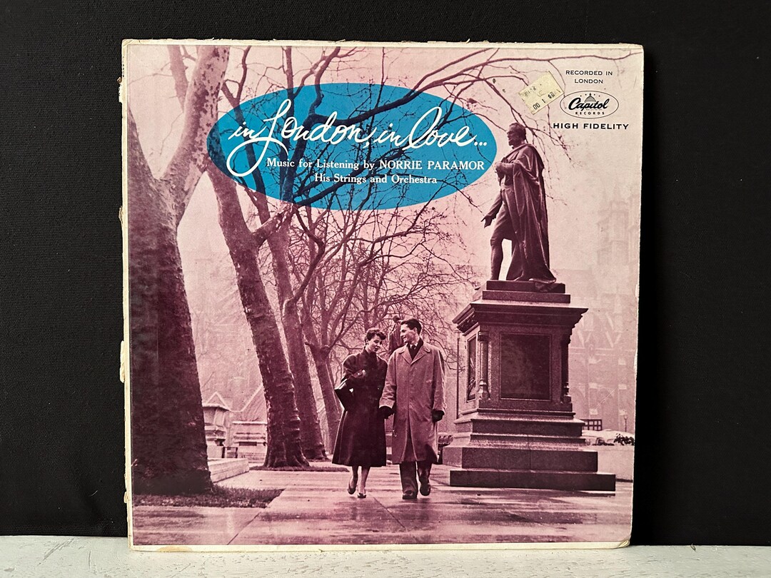 Vintage NORRIE PARAMOR Vinyl Album “in London, in Love” Romantic