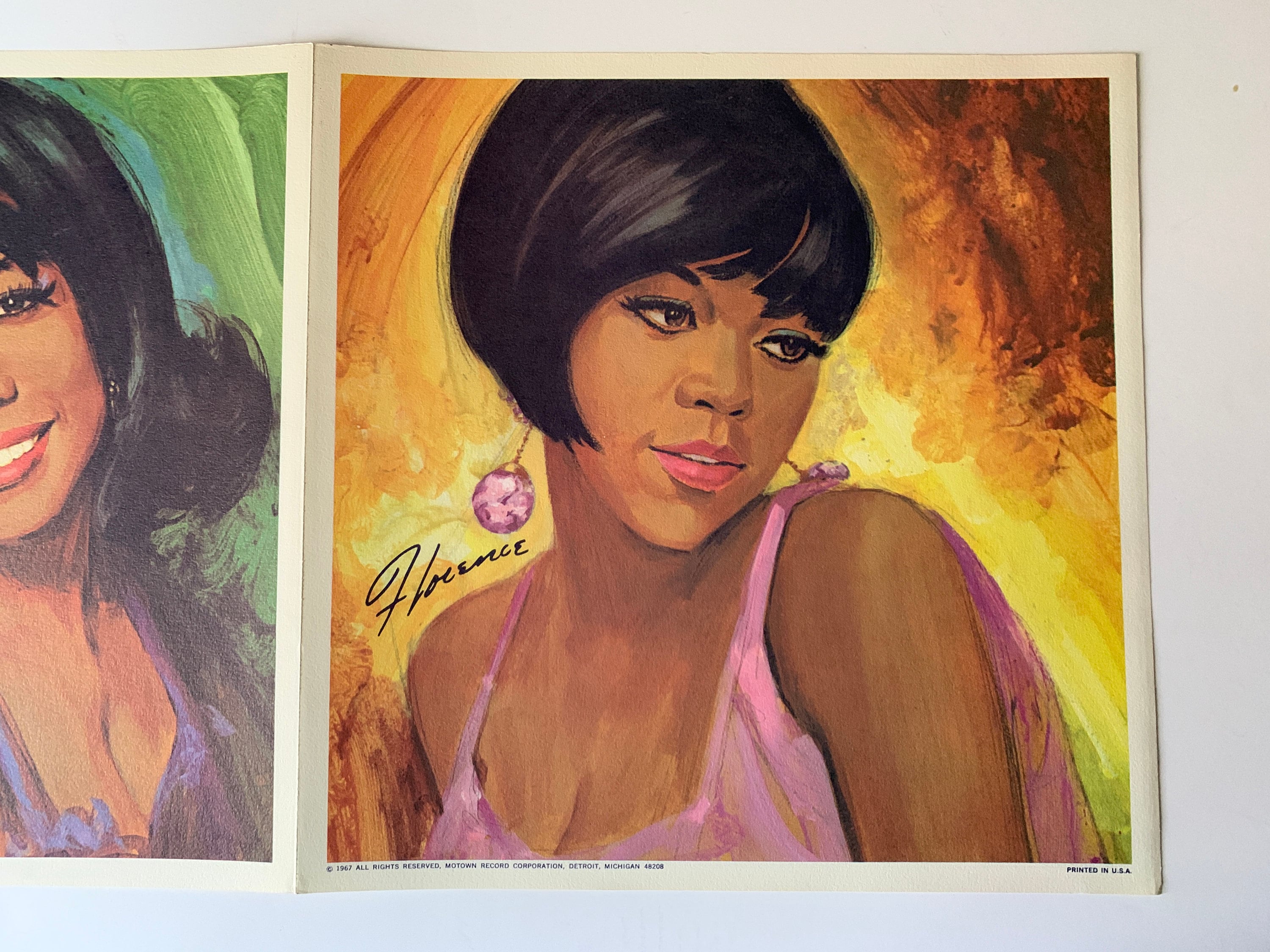 レコード 2枚　THE SUPREMES DIANA ROSS モータウン DIANA ROSS and the SUPREMES Greatest Hits 2 Record Set 1967