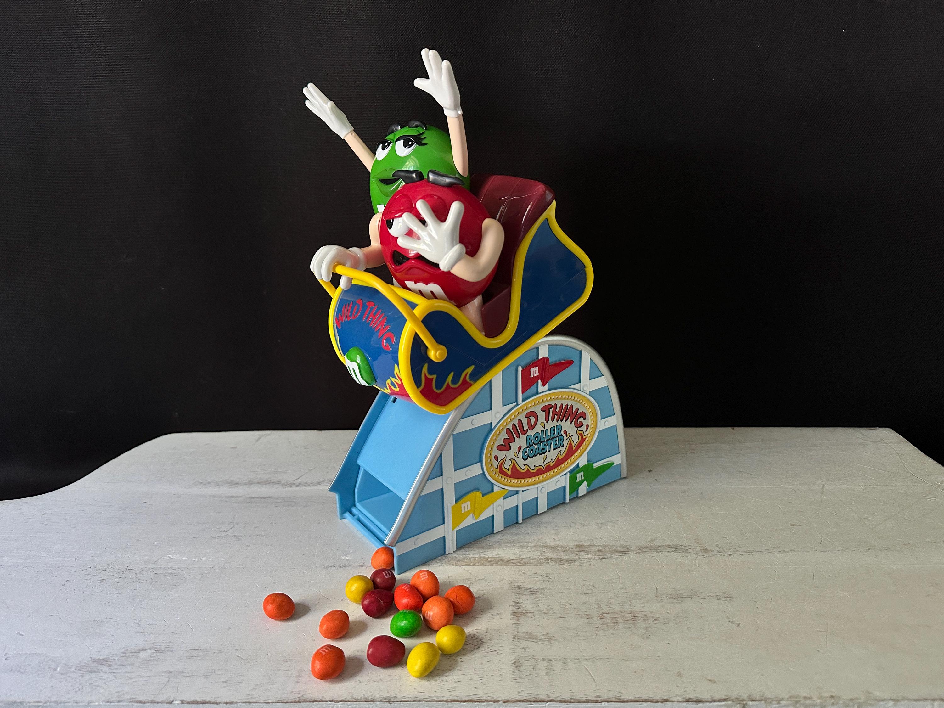 特撮 M&M's WILDTHING Roller Coaster Dispenser M&M's Wild Thing Roller Coaster M&M Candy Dispenser Green