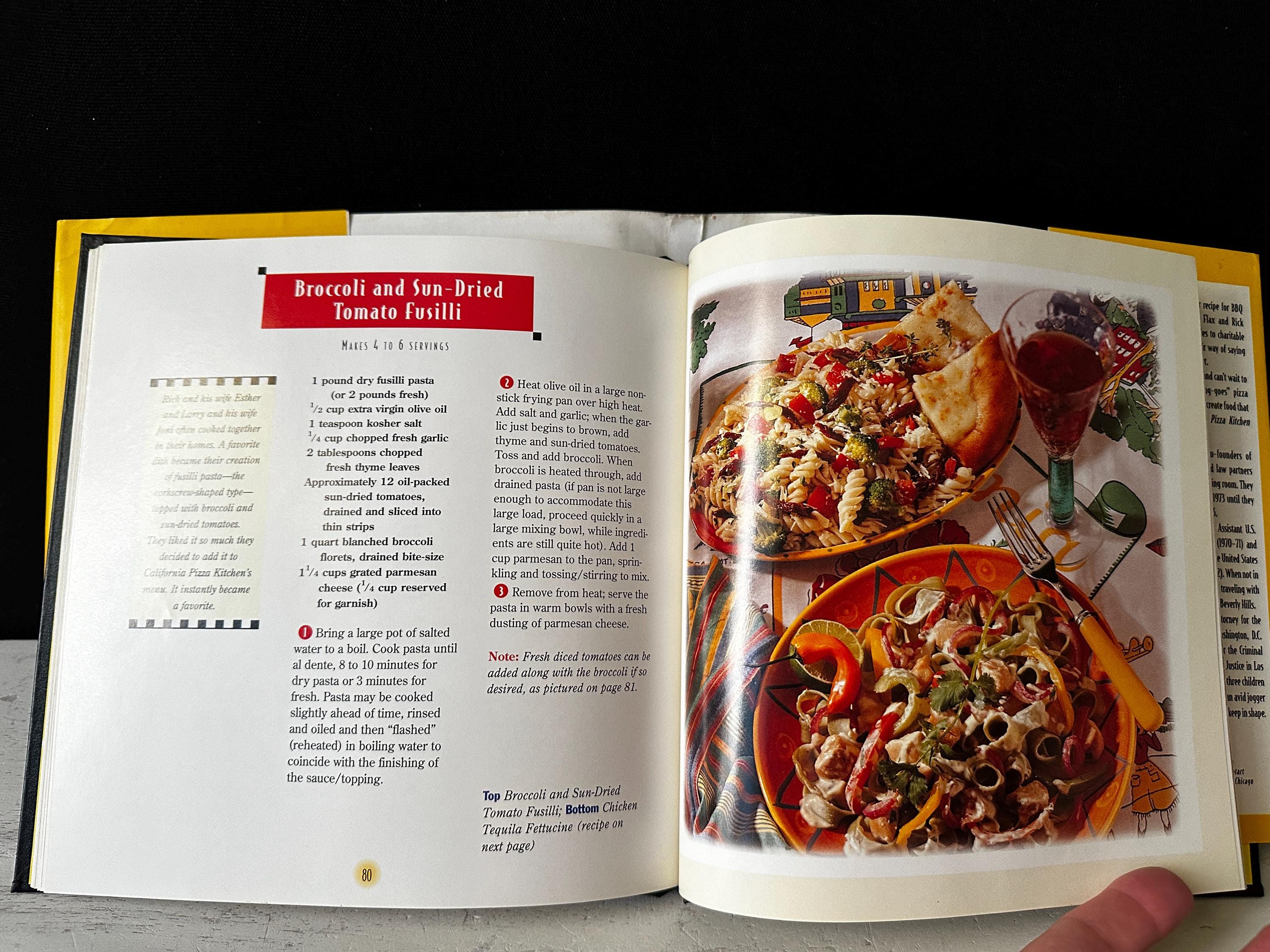 1996 “the California Pizza Kitchen” 93-page Cookbook - Etsy