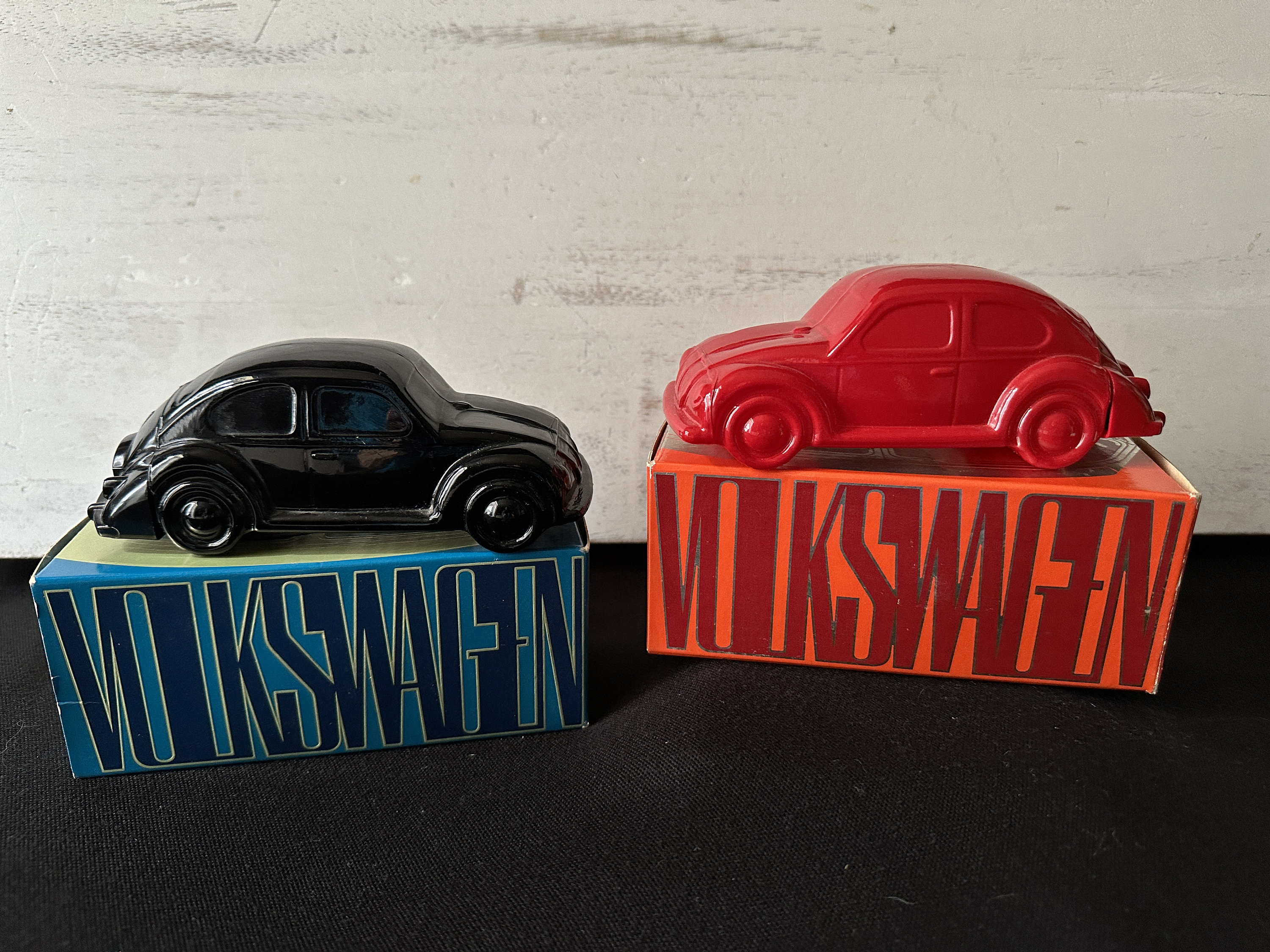1970s Avon Volkswagen After Shave Bottles With Original Boxes