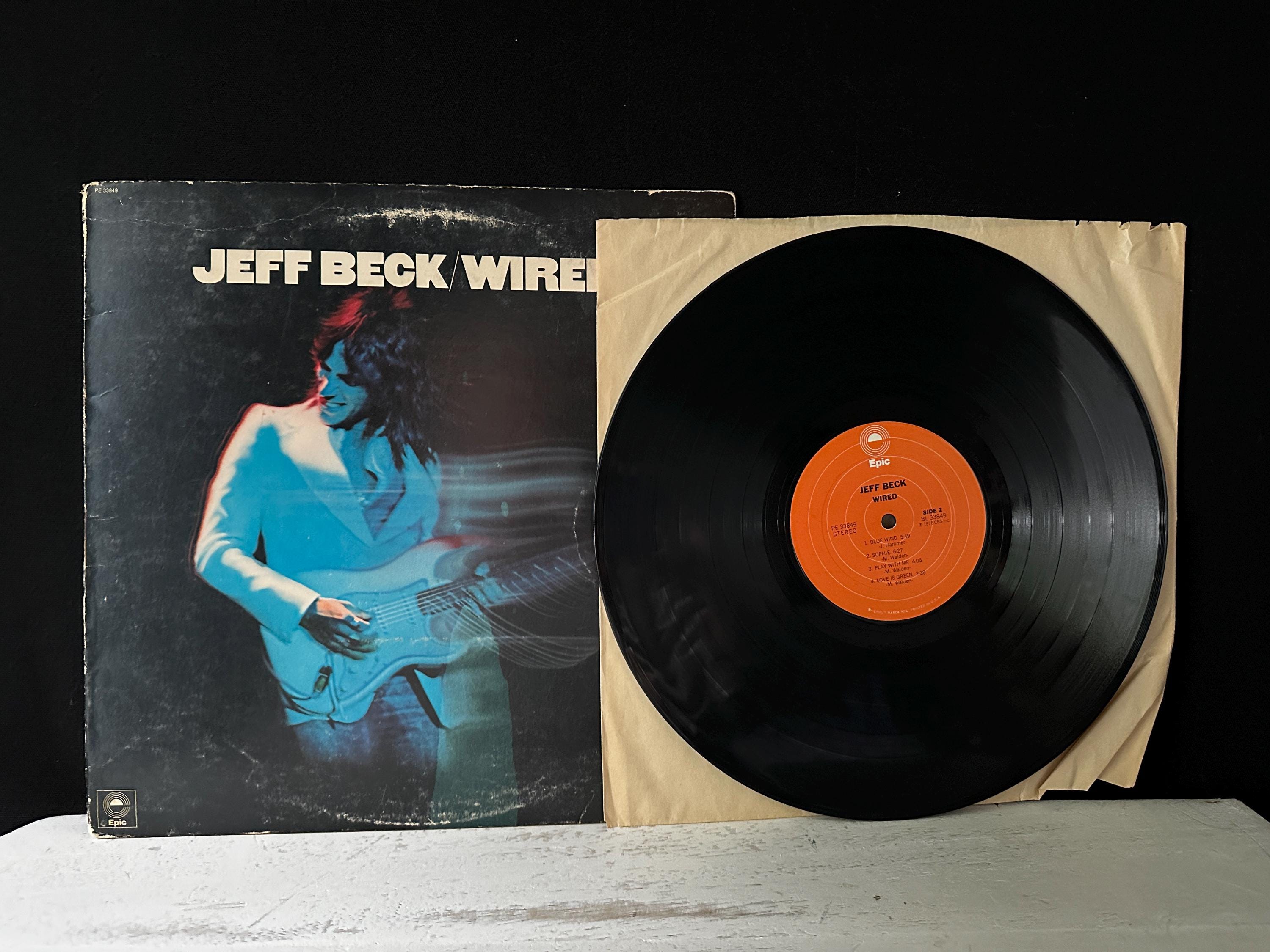 JEFF BECK Vintage Vinyl “wired” 1976 Record on EPIC - Etsy