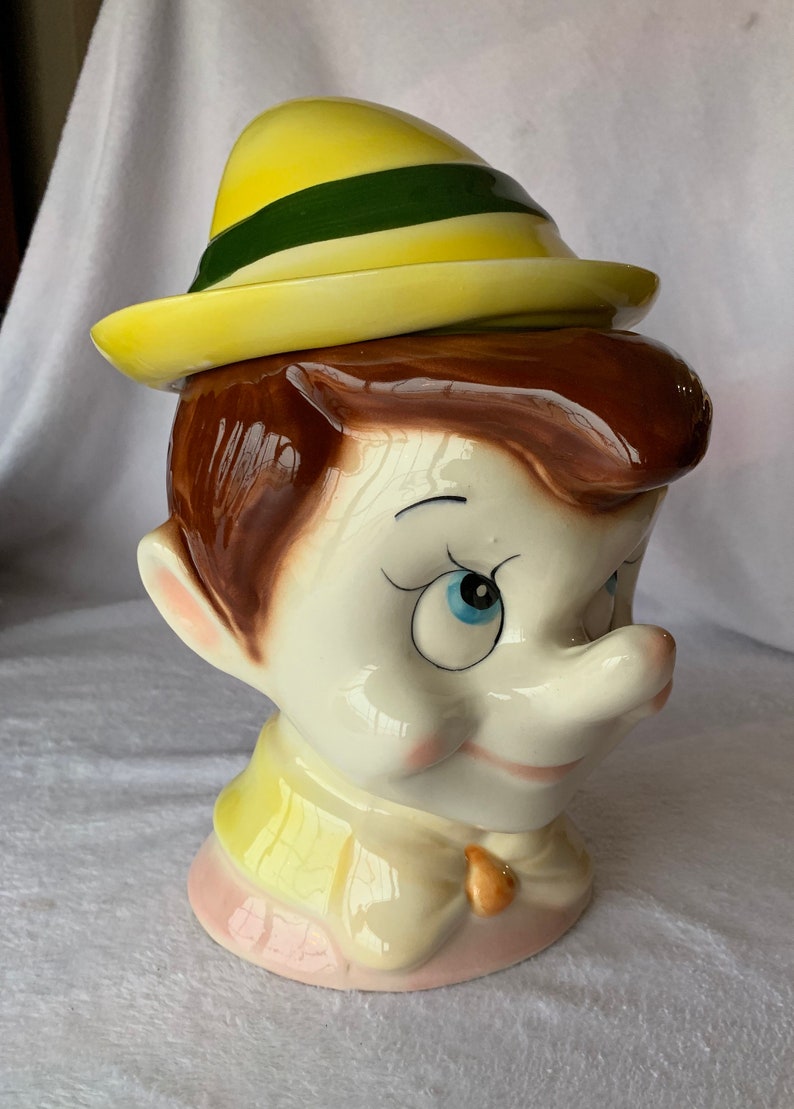 Disney Cookie Jar Etsy >> Pinocchio Cookie Jar Disney Cookie Jar Etsy >> Pinocchio Cookie Jar