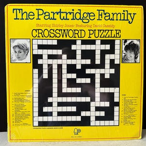 1973 The Partridge Family Album “CROSSWORD PUZZLE”, On Bell Records