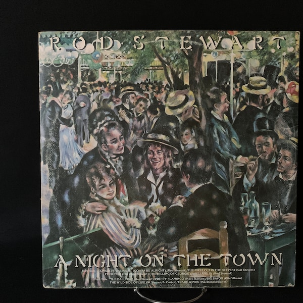 1976 Rod Stewart’s ¬¬¬“A Night On The Town” Vintage Vinyl LP BS2938