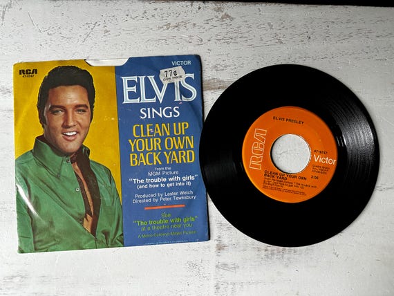 Authentic Original ELVIS PRESLEY 45 Records With Photo-sleeves All