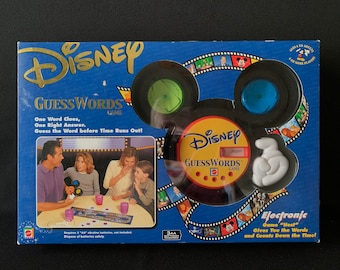 2001 Walt Disney Guess Words Game. One word clues, one right answer