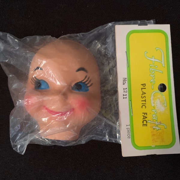 Plastic Doll Face Etsy
