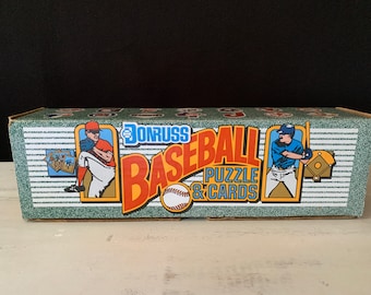 1990 DONRUSS MLB-ruilkaarten, complete set met 2 MLB-legpuzzels