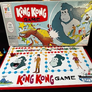 1966 “King Kong Game” By MILTON BRADLEY – 99% Complete