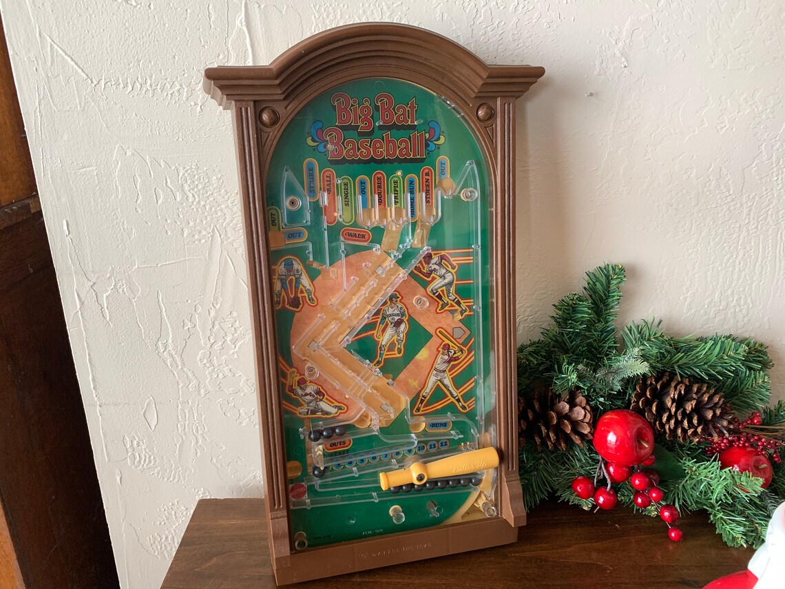 1974 BIG BAT BASEBALL Mechanical Baseball Game Etsy