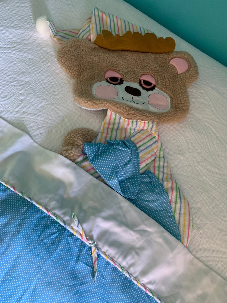 Teddy Beddy Bear Nursery Flat Bed Sheet Etsy