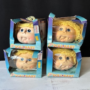1980s “The Original Doll Baby” Doll Heads – From The Creator of Cabbage Patch Kid Dolls