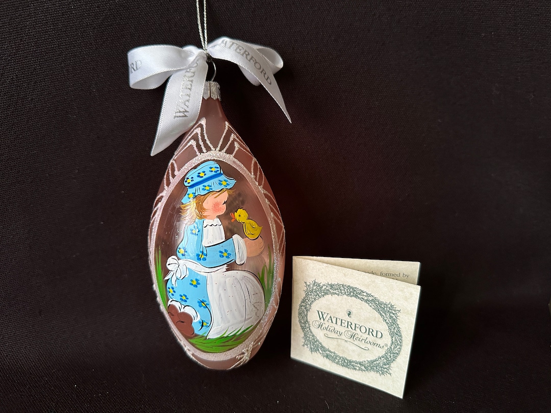 WATERFORD HOLIDAY HEIRLOOMS Blown Glass “spring Chick Egg” - Etsy