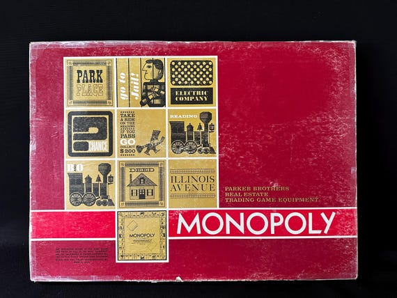 【激レア】 ヴィンテージ　MONOPOLY 　モノポリー　1964年版 激レア】 ヴィンテージ MONOPOLY モノポリー 1964年版