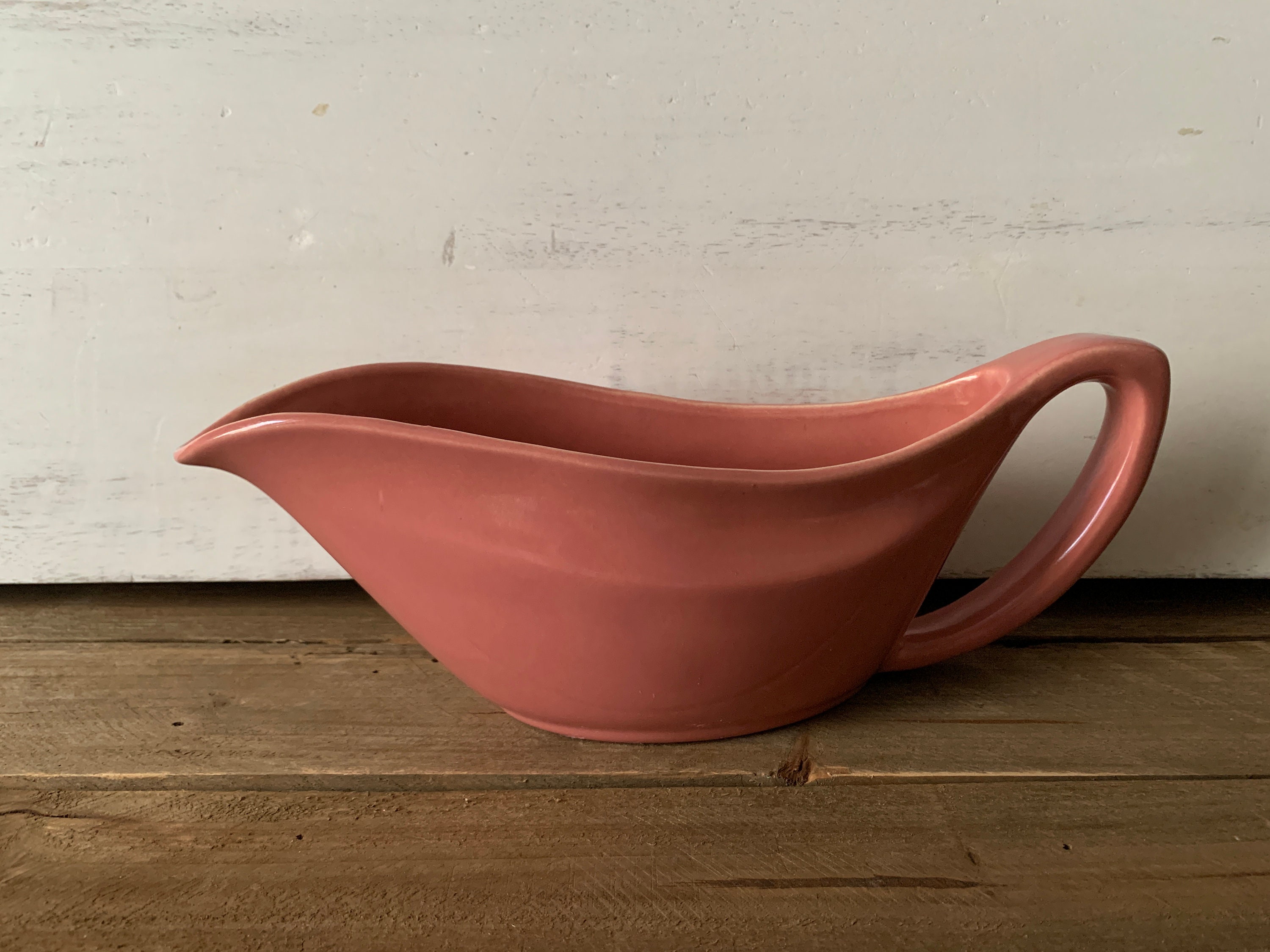 Bauer Pottery Russel Wright American Modern Gravy Boat & Saucer, 3 Colors  on Food52
