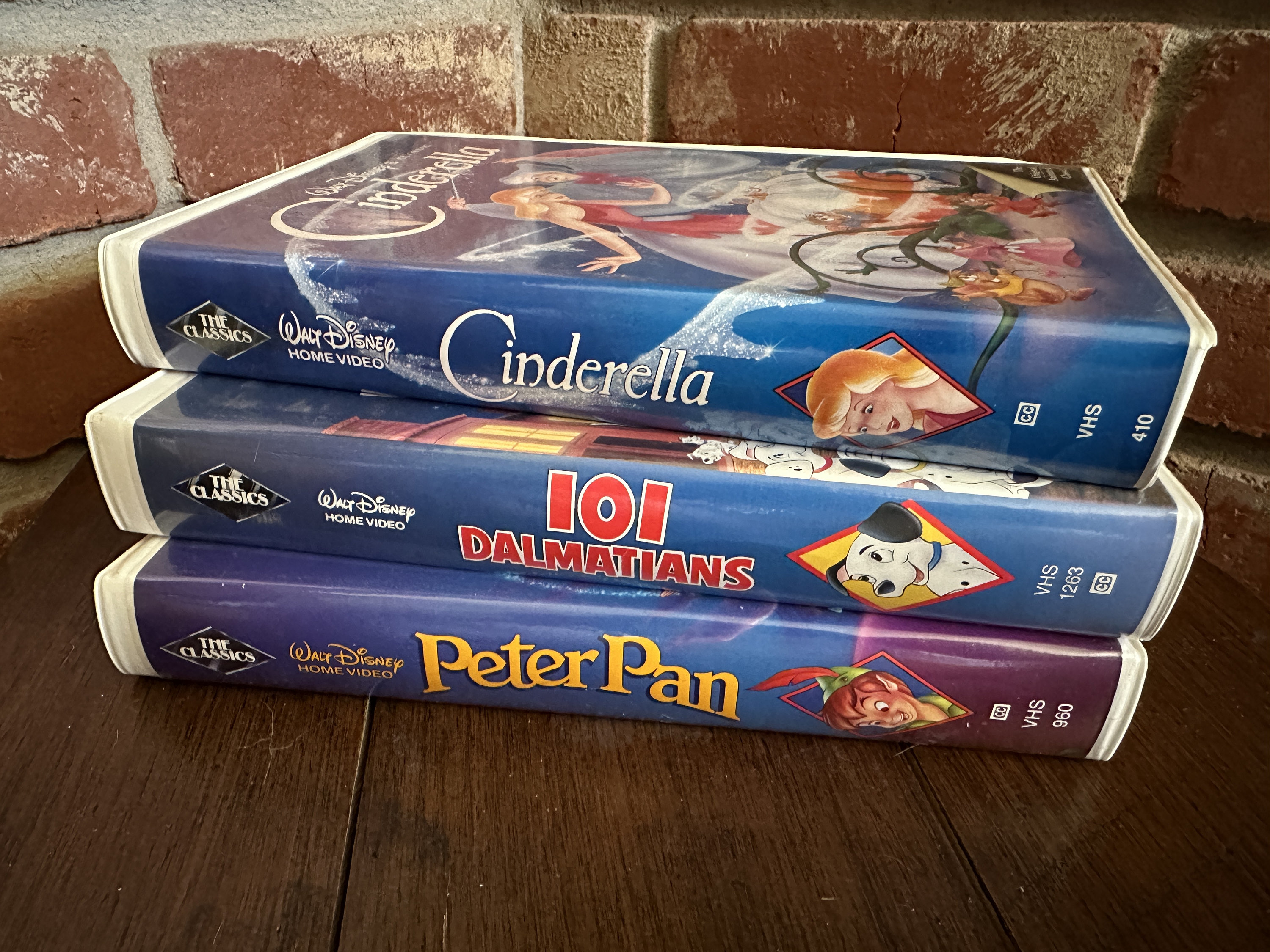 DISNEY Home Video VHS Tapes; All Black Diamond Classics