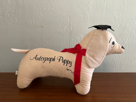 Autograph stuffed sales animal