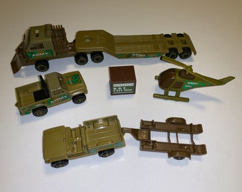 1990s Tonka Plastic Army Set – 7 pièces