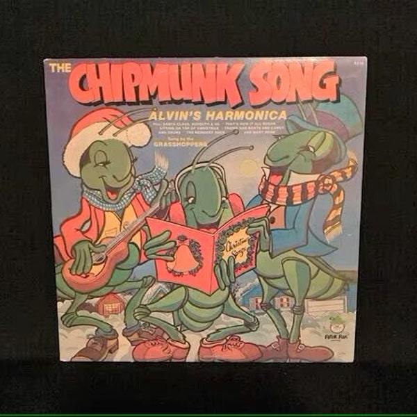 THE CHIPMUNK SONG Plus 12 Other Fun Standards And Christmas Songs On Vinyl 1978